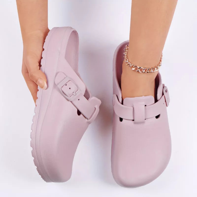 Antislip Pflege-Clogs für Damen mit stoßdämpfender Innensohle für OP und Krankenhaus