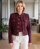 Military Jacke für Damen in Grau – vielseitig für Büro und Events