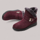 Rutschfeste Gummisohle der orthopädischen Winterstiefelette Velara