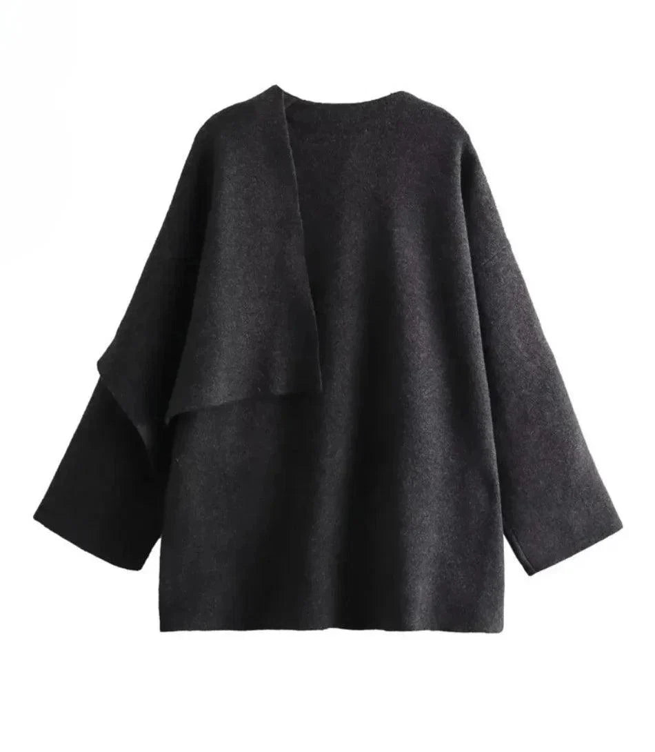 Wollmantel Oversized Schaltkragen – alle drei Farben Übersicht