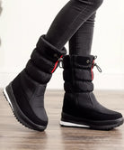 Frida Damen Winterstiefel kombiniert mit Jeans Alltagslook Winter