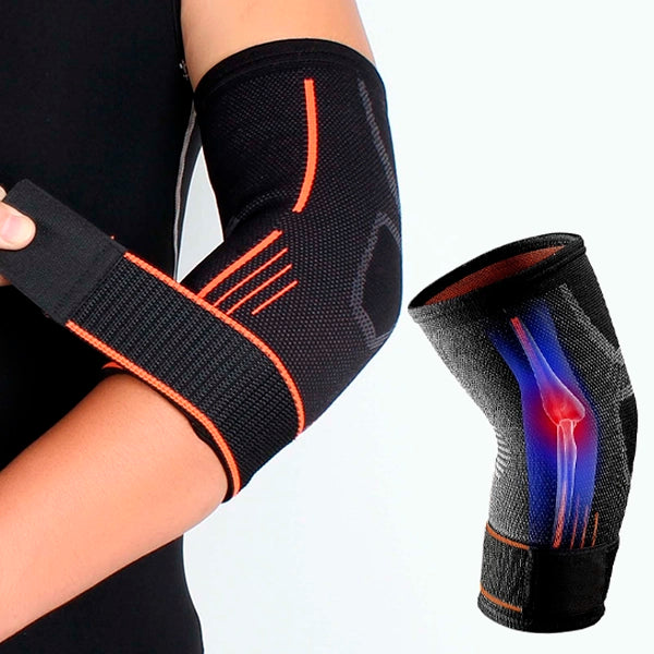 Ellenbogenbandage mit Kompression – atmungsaktiv, verstellbar und leichtgewicht