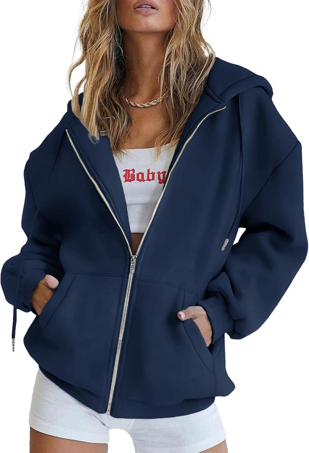 Beige Oversized Hoodie Damen – gemütlicher Casual-Look für kühlere Tage