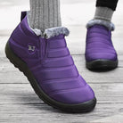 Damen Winterstiefel mit seitlichem Stretcheinsatz – Einsteigen leicht gemacht