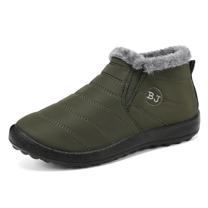 Franka Damen Winterstiefel getragen bei einem Winterspaziergang