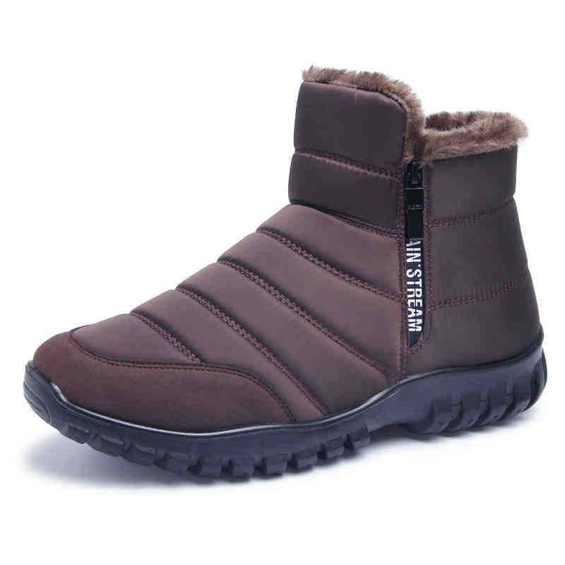 Borwin Winterstiefel Braun – Gesamtansicht auf weißem Hintergrund