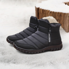 Orthopädische Winterstiefel Herren Blau mit rutschfester Außensohle