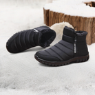 Borwin Winterstiefel Braun – wasserabweisender Schaft Detailansicht