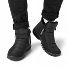 Herren Winterstiefel mit breiter Zehenbox und Plüschfutter – Innenansicht