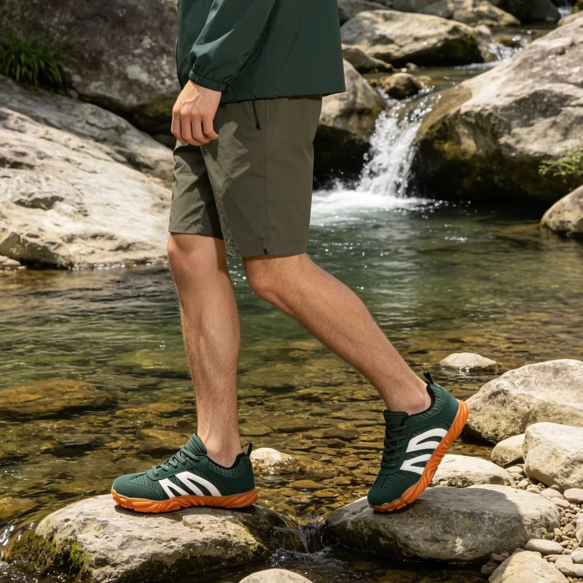 Torvin Sneaker in Weiß – Nahaufnahme Schnürung