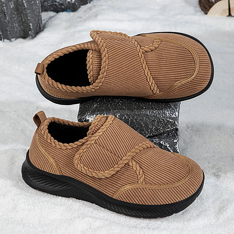 Torvin Winterschuhe in Grau – Seitenansicht mit flexibler Sohle