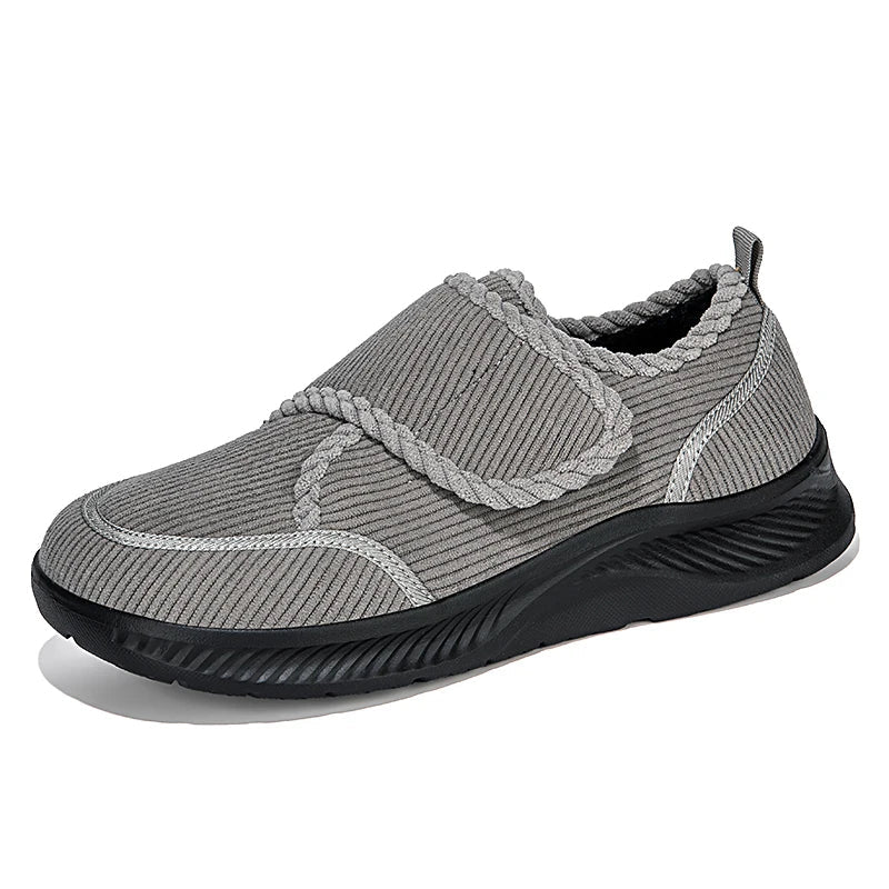 Torvin Winter Wanderschuhe in Braun – verstellbarer Klettverschluss Detailansicht